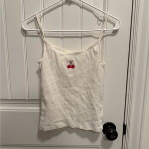 Aeropostale Demetra Embroidered Tank Top